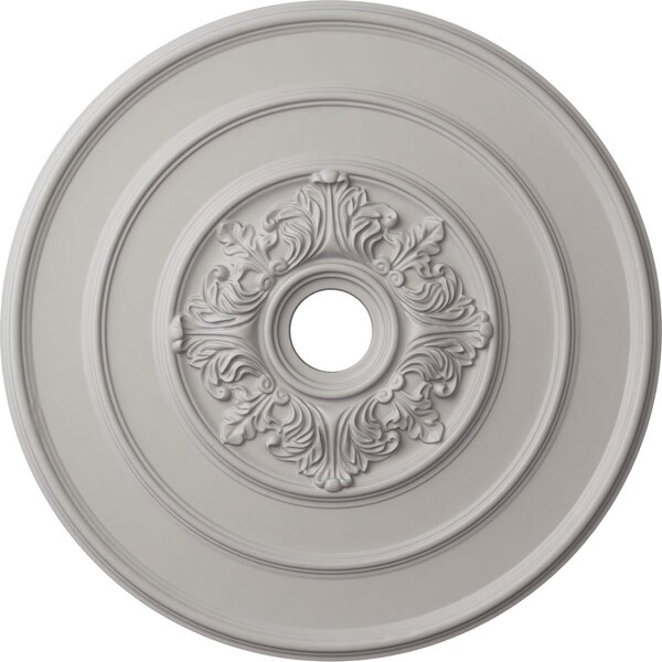Ekena Millwork Traditional with Acanthus Leaves Ceiling Medallion, 26"OD x 3 1/8"ID x 1 1/2"P, Ultra Pure White CM26TAUWF - main